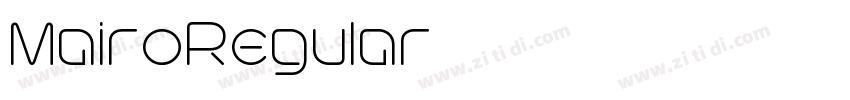 MairoRegular字体转换