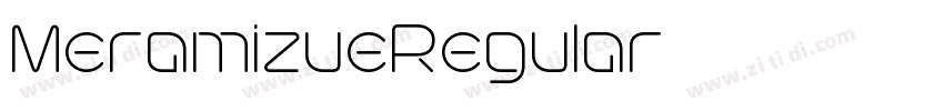MeramizueRegular字体转换 MeramizueRegular字体转换