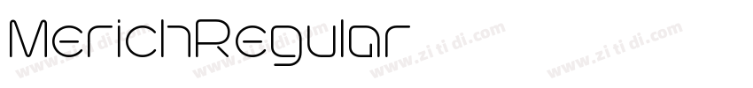 MerichRegular字体转换 MerichRegular字体转换