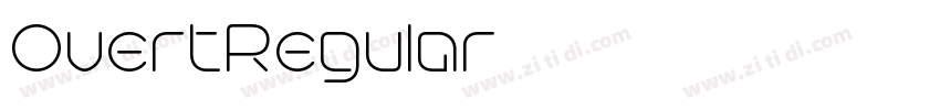 OvertRegular字体转换 OvertRegular字体转换