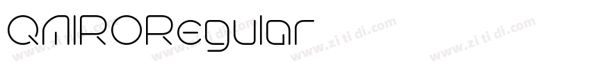 QAIRORegular字体转换 QAIRORegular字体转换