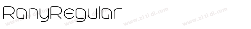 RanyRegular字体转换 RanyRegular字体转换