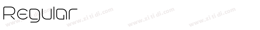 Regular字号字体转换