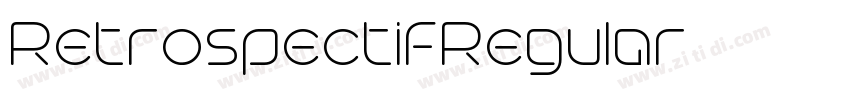 RetrospectifRegular字体转换 RetrospectifRegular字体转换