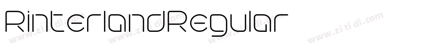 RinterlandRegular字体转换 RinterlandRegular字体转换