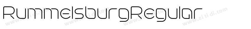 RummelsburgRegular字体转换