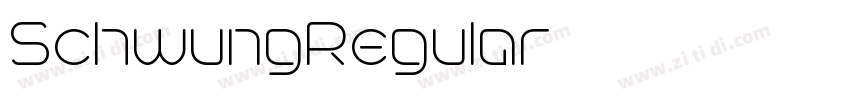 SchwungRegular字体转换 SchwungRegular字体转换