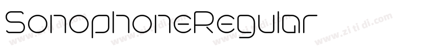 SonophoneRegular字体转换 SonophoneRegular字体转换