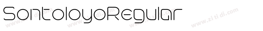 SontoloyoRegular字体转换 SontoloyoRegular字体转换