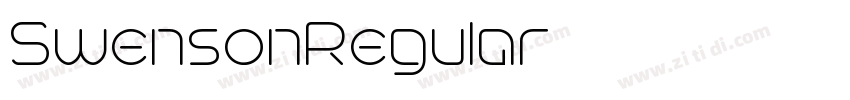 SwensonRegular字体转换 SwensonRegular字体转换