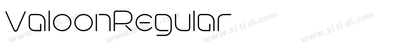 ValoonRegular字体转换 ValoonRegular字体转换