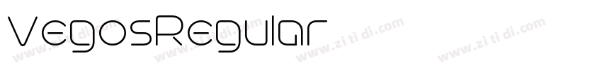 VegosRegular字体转换 VegosRegular字体转换