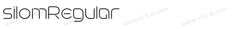 silomRegular字体转换 silomRegular字体转换