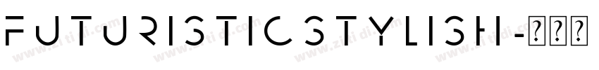 futuristicStylish字体转换