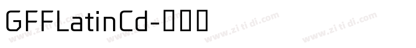 GFFLatinCd字体转换