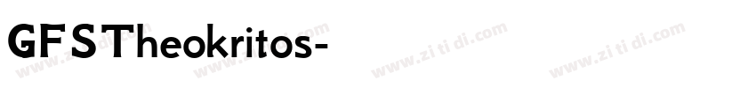 GFSTheokritos字体转换