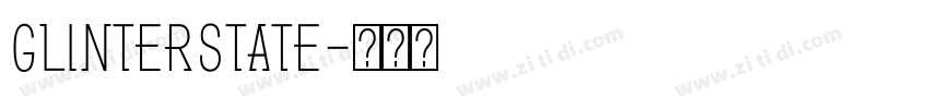 GLInterstate字体转换