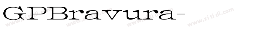 GPBravura字体转换