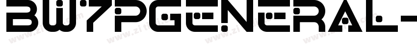 BW7pGeneral字体转换 BW7pGeneral字体转换