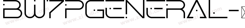 BW7pGeneral字体转换 BW7pGeneral字体转换