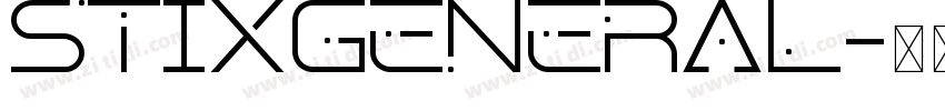 STIXGeneral字体转换