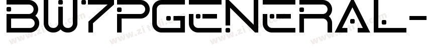 BW7pGeneral字体转换 BW7pGeneral字体转换