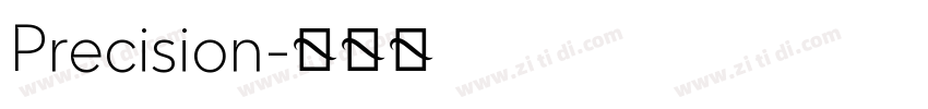 Precision字体转换