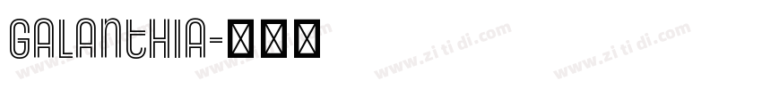 Galanthia字体转换