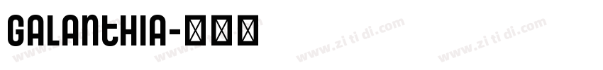 Galanthia字体转换