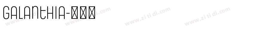 Galanthia字体转换