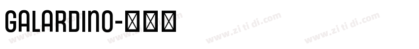 Galardino字体转换