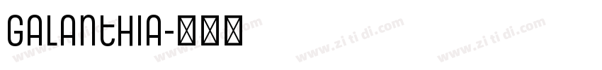 Galanthia字体转换