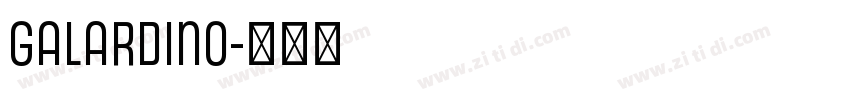 Galardino字体转换