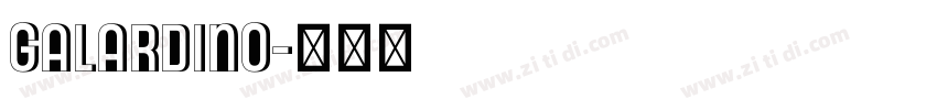 Galardino字体转换