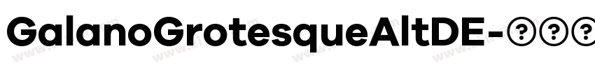 GalanoGrotesqueAltDE字体转换