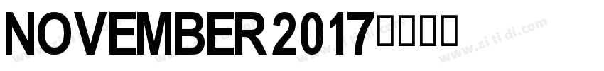 november2017字体转换