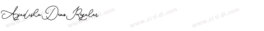 AyudishaDemoRegular字体转换 AyudishaDemoRegular字体转换