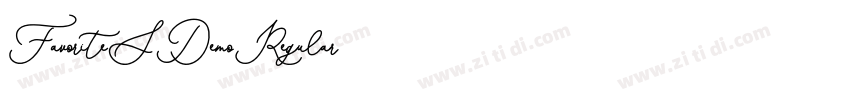 FavoriteSDemoRegular字体转换 FavoriteSDemoRegular字体转换