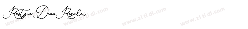 RustgiaDemoRegular字体转换 RustgiaDemoRegular字体转换