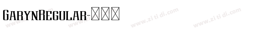 GarynRegular字体转换 GarynRegular字体转换