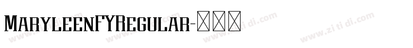 MaryleenFYRegular字体转换 MaryleenFYRegular字体转换