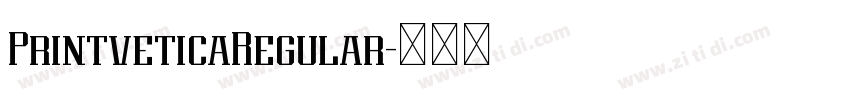 PrintveticaRegular字体转换
