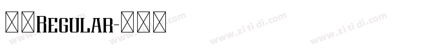 字魂Regular字体转换
