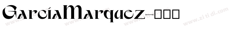 GarciaMarquez字体转换