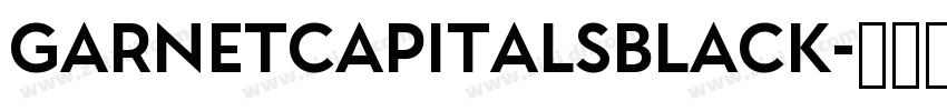 GarnetCapitalsBlack字体转换