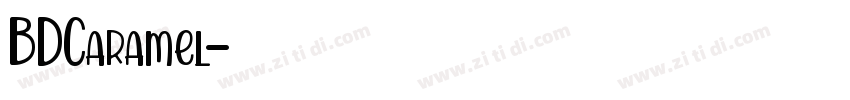 BDCaramel字体转换