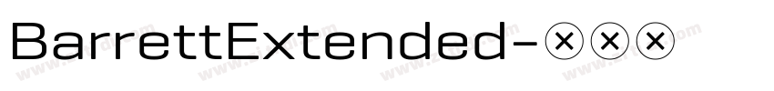 BarrettExtended字体转换