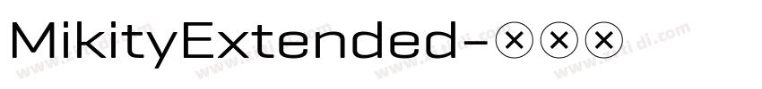 MikityExtended字体转换