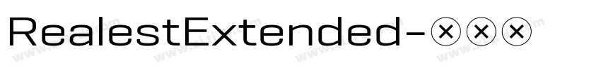 RealestExtended字体转换