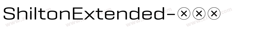 ShiltonExtended字体转换